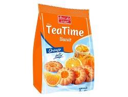 شیرین عسل بیسکویت با مغزی مربای پرتقال تی تایم 200گرم